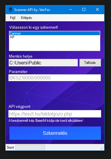 Windows Scanner API - By VexFox