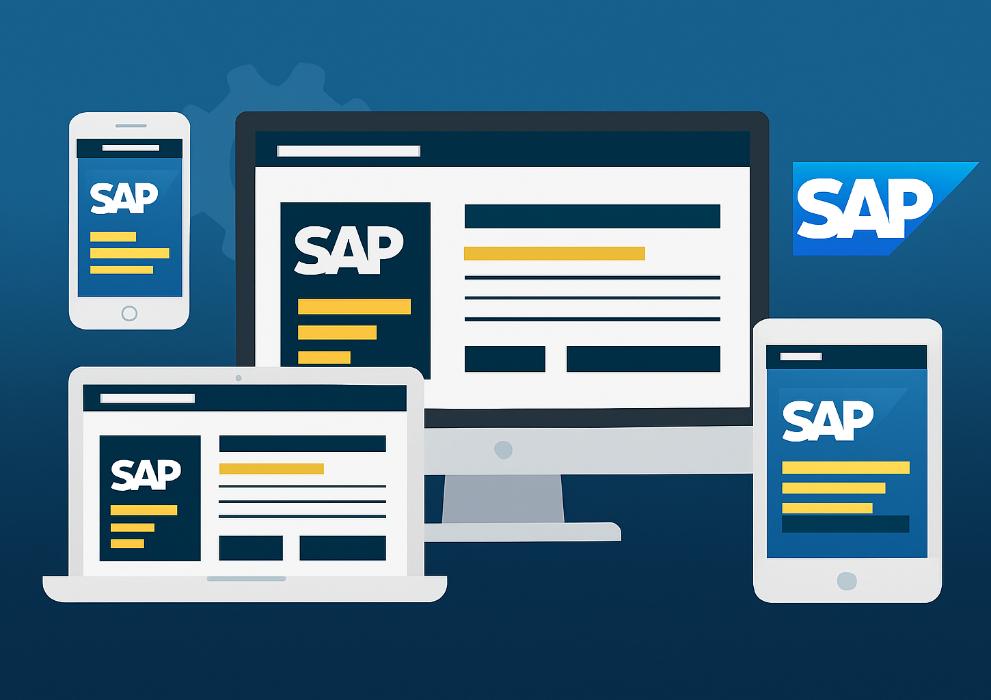 SAP webshop készítés